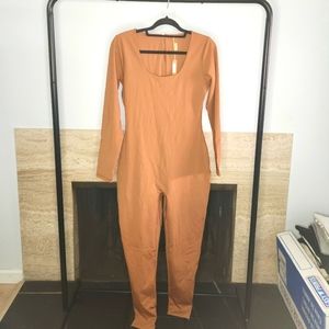 Skims Shine Long Sleeve Jumpsuit